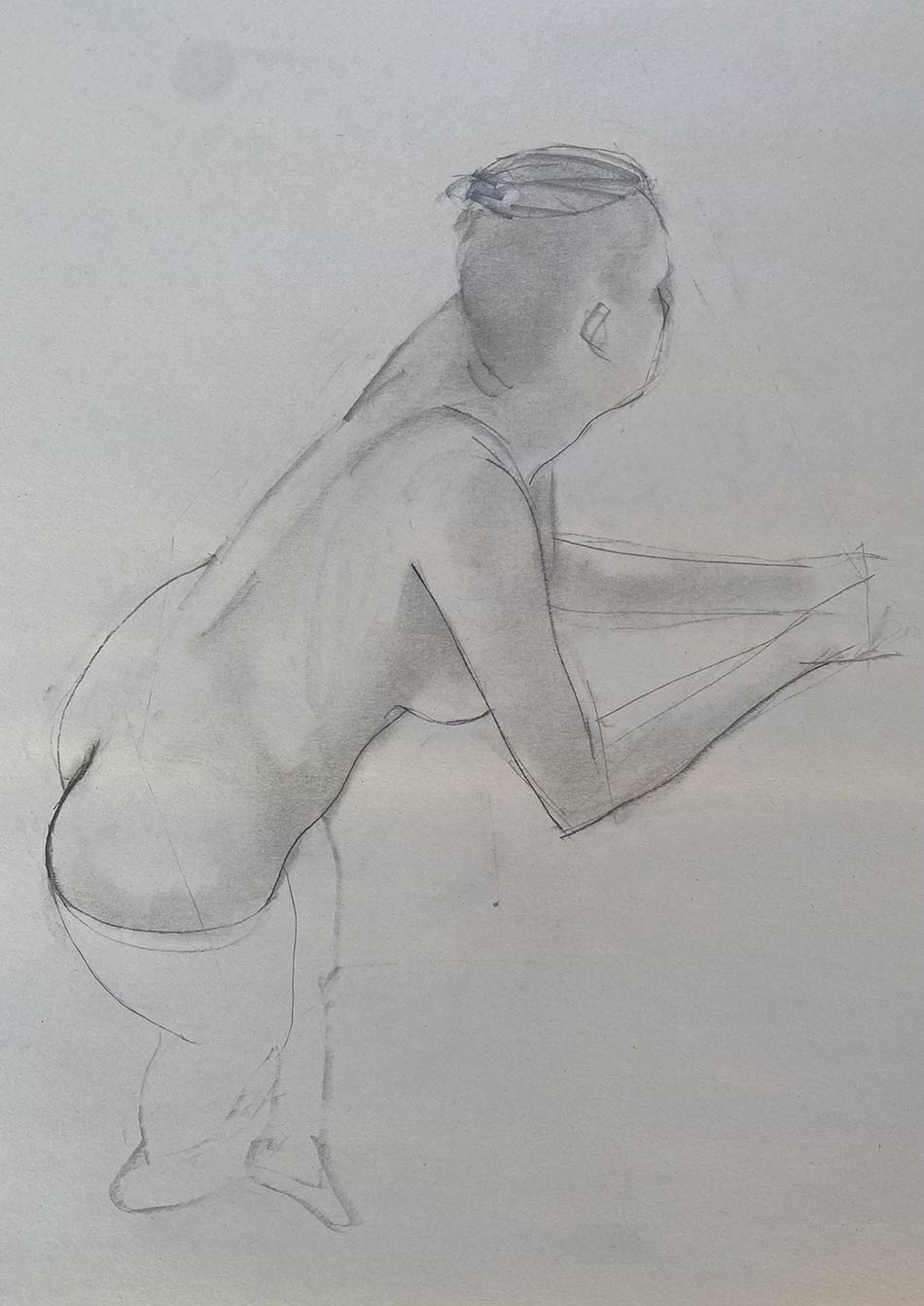 Greta in Lynn's pool, 15 minutes by Steve Bradbury