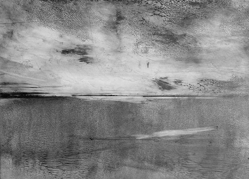 Sea and Sky Study 06/24/20 drawing by Steve Bradbury